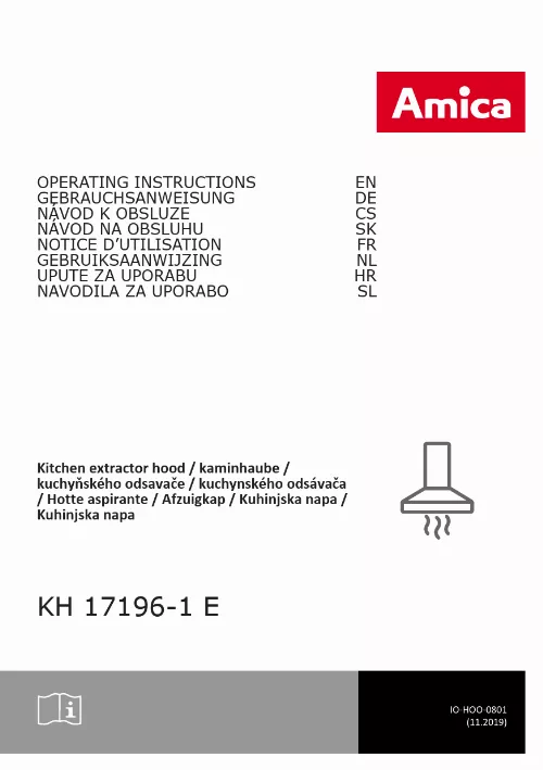 Mode d'emploi AMICA KH17183E