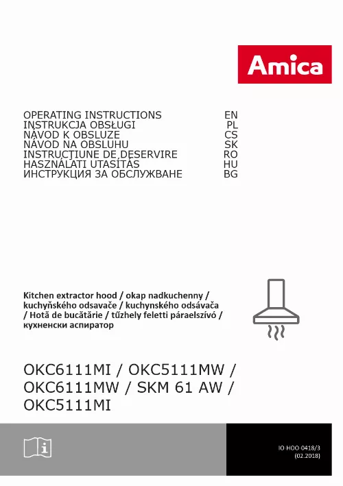 Mode d'emploi AMICA OKC6111MW