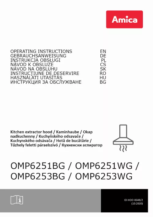 Mode d'emploi AMICA OMP6251WG