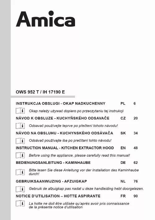 Mode d'emploi AMICA OSS6232I