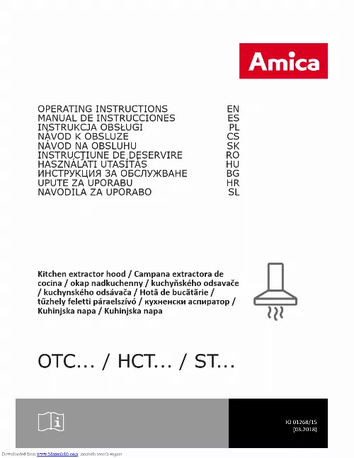 Mode d'emploi AMICA OTC6222I