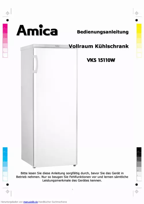 Mode d'emploi AMICA VKS 15110