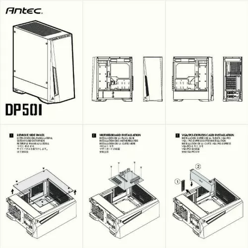 Mode d'emploi ANTEC DP501