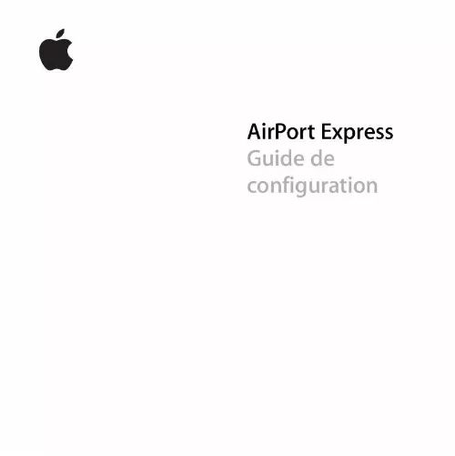 Mode d'emploi APPLE AIRPORT EXPRESS 4.2
