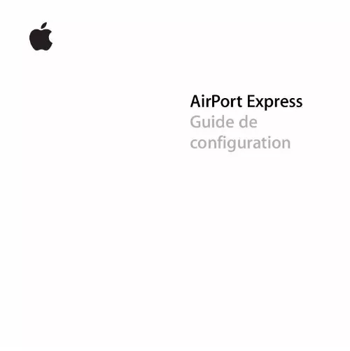 Mode d'emploi APPLE AIRPORT EXPRESS 5.1