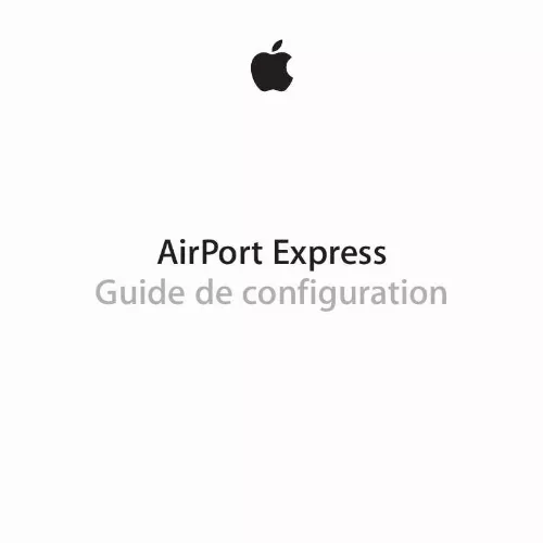 Mode d'emploi APPLE AIRPORT EXPRESS