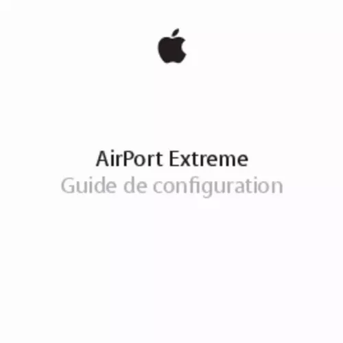 Mode d'emploi APPLE AIRPORT EXTREME AC