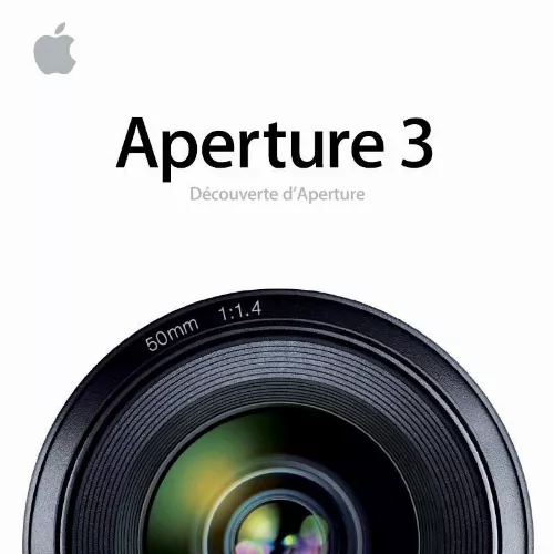 Mode d'emploi APPLE APERTURE 3