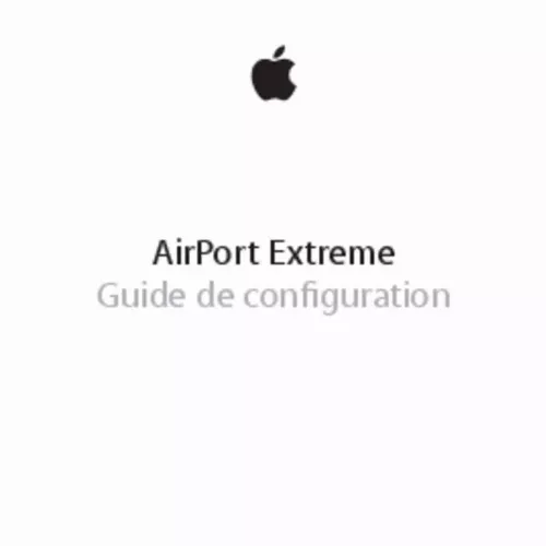 Mode d'emploi APPLE BORNE AIRPORT EXPRESS MC414Z/A