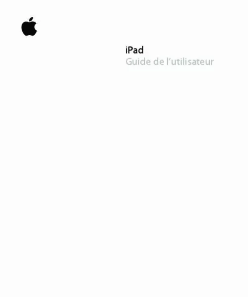 Mode d'emploi APPLE IPAD PRO 12