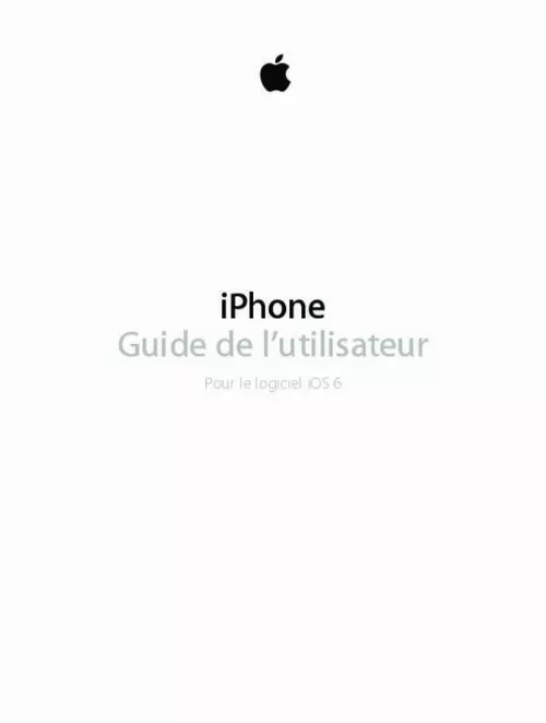 Mode d'emploi APPLE IPHONE 4 8 GO