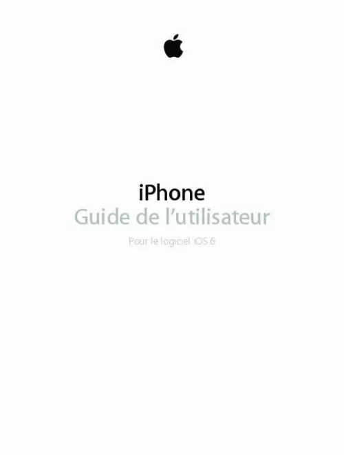 Mode d'emploi APPLE IPHONE 6S PLUS