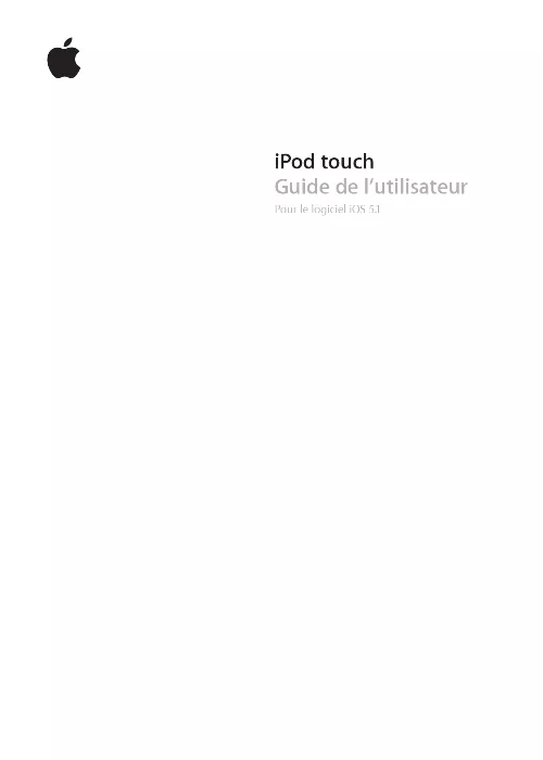 Mode d'emploi APPLE IPOD TOUCH 2015