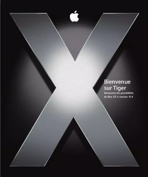 Mode d'emploi APPLE MAC OS X 10.4