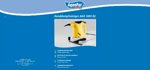 Mode d'emploi AQUAPUR ADR 1300 B2