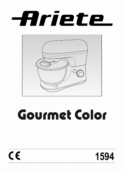 Mode d'emploi ARIETE Gourmet Color