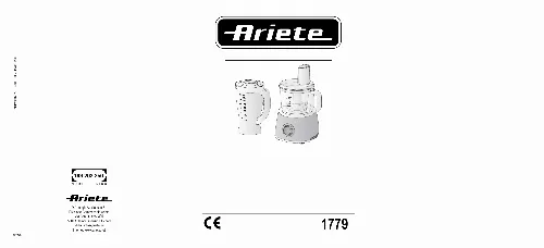 Mode d'emploi ARIETE Robomix Metal