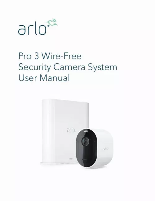 Mode d'emploi ARLO PRO 3 VMC4040P