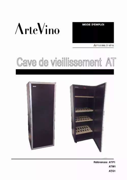 Mode d'emploi ARTEVINO ATG1