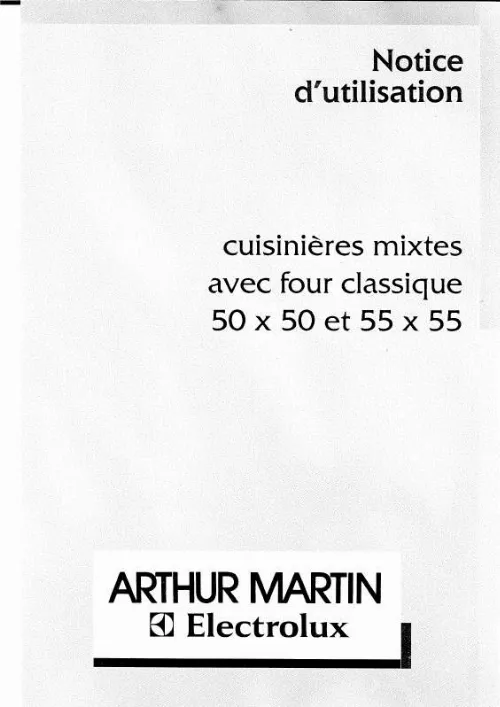Mode d'emploi ARTHUR MARTIN CE5026-1