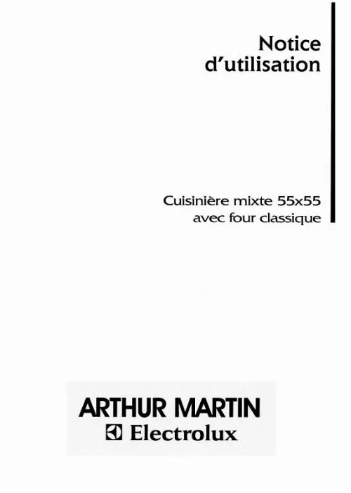 Mode d'emploi ARTHUR MARTIN CM5032W2