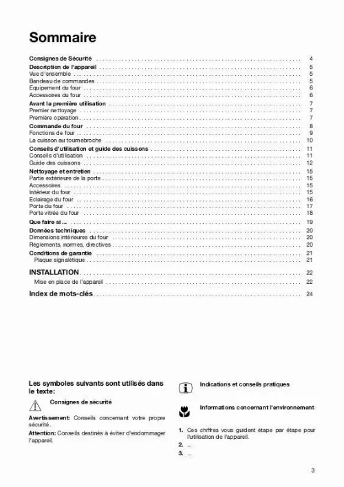 Mode d'emploi ARTHUR MARTIN FE1405W1FAECENT.S