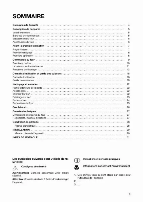 Mode d'emploi ARTHUR MARTIN FE2210W1FAECENT.M