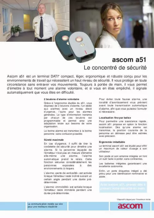 Mode d'emploi ASCOM A51