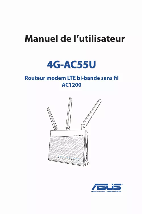 Mode d'emploi ASUS 4G-AC55U