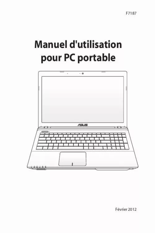 Mode d'emploi ASUS A55N