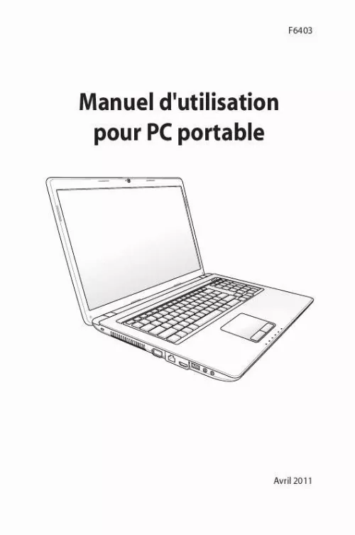 Mode d'emploi ASUS A93SM