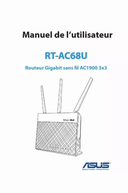 Mode d'emploi ASUS DSL-AC68U