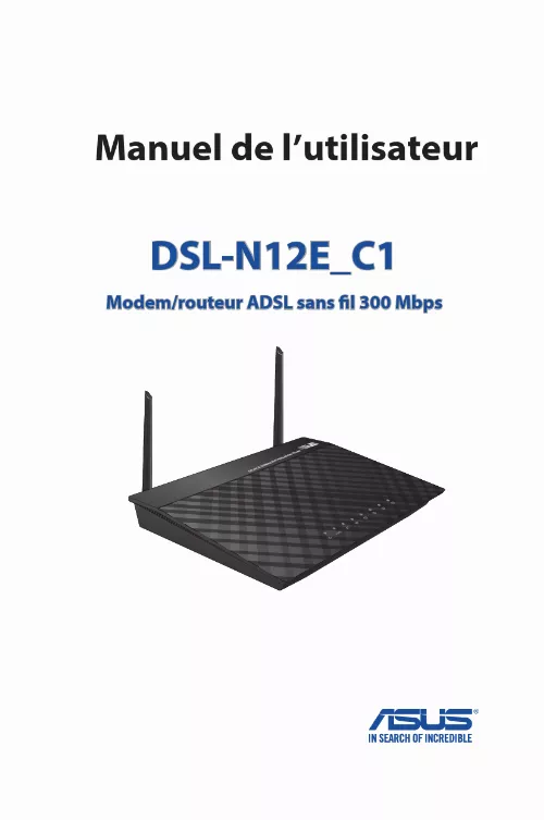 Mode d'emploi ASUS DSL-N12E_C1