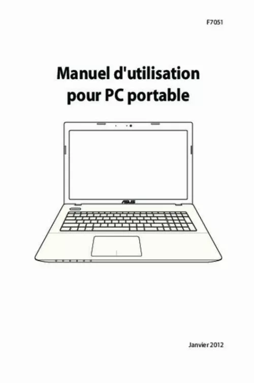Mode d'emploi ASUS F75A-TY241H