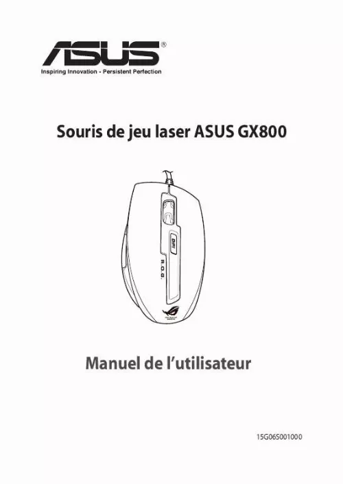 Mode d'emploi ASUS GX800