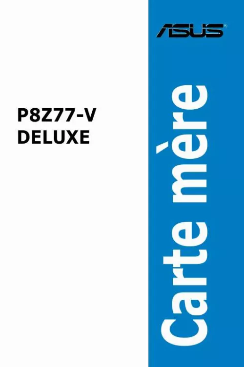 Mode d'emploi ASUS P8Z77-I DELUXE/WD