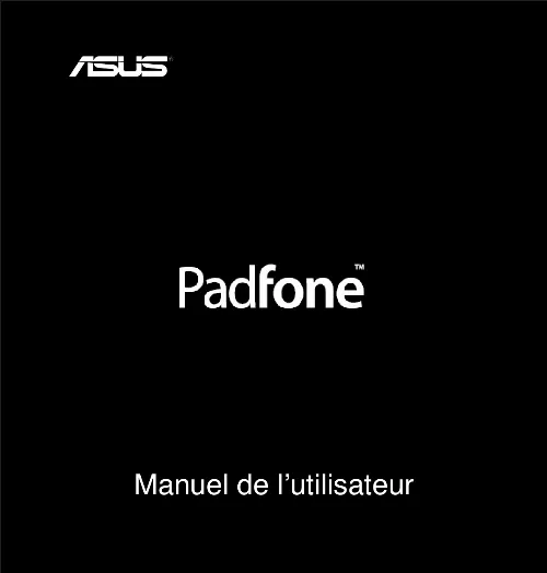 Mode d'emploi ASUS PADFONE 2 A68 4G