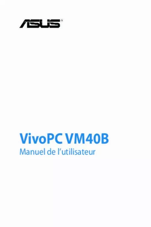 Mode d'emploi ASUS VIVOPC-VM40B-S018K