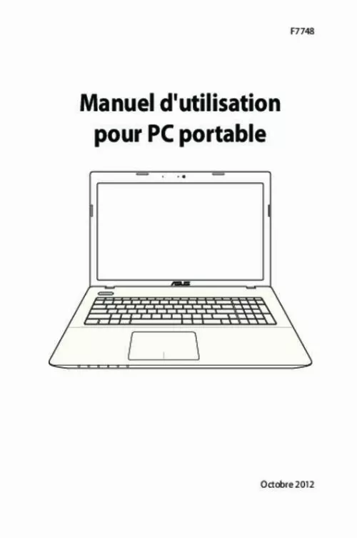 Mode d'emploi ASUS X75VC-TY043H