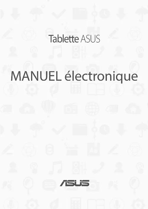 Mode d'emploi ASUS ZENPAD C 7.0 Z170C-1A019A