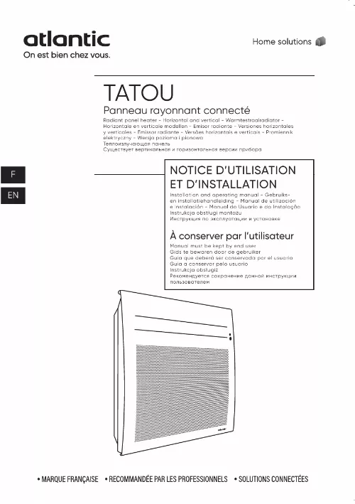 Mode d'emploi ATLANTIC TATOU