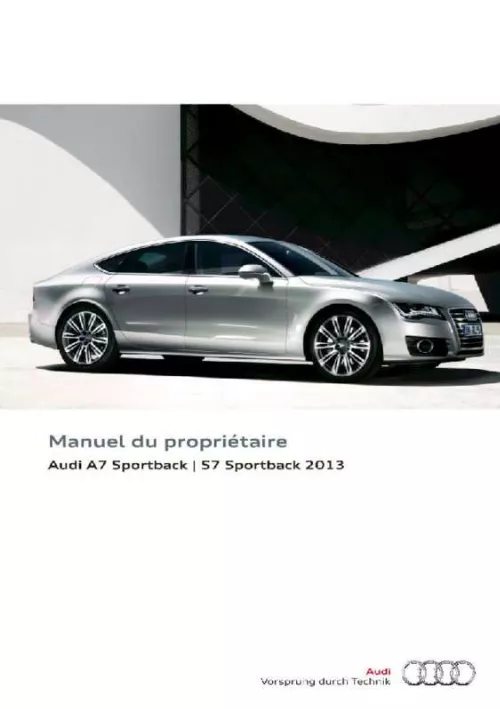 Mode d'emploi AUDI A7