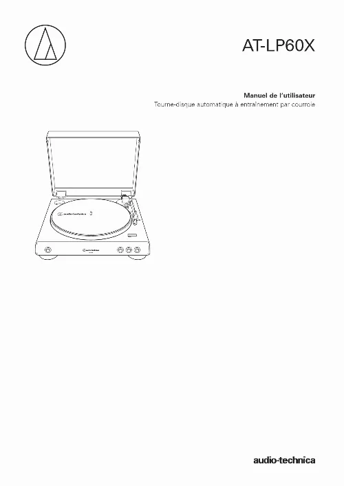 Mode d'emploi AUDIO TECHNICA ATLP6