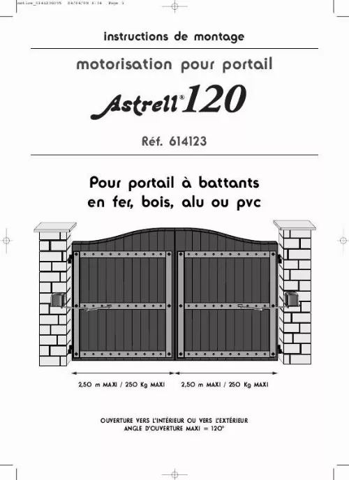 Mode d'emploi AVIDSEN ASTRELL 120