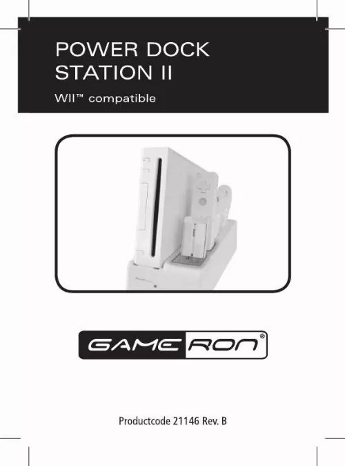 Mode d'emploi AWG POWER DOCK STATION II FOR WII