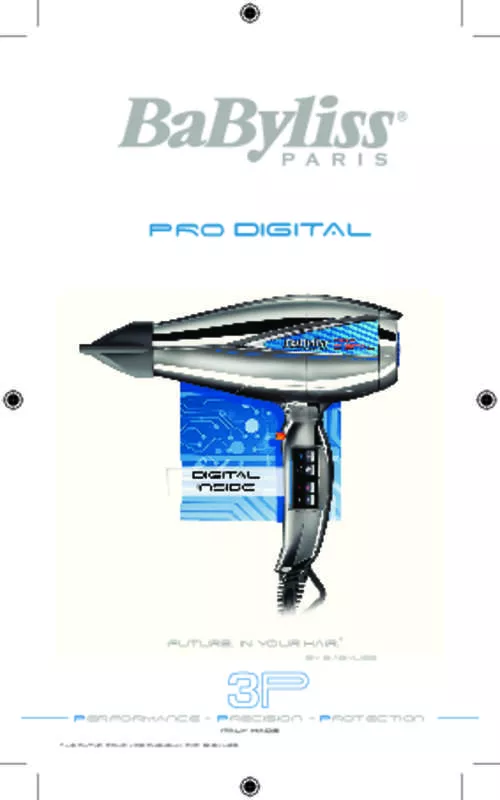 Mode d'emploi BABYLISS 6000E