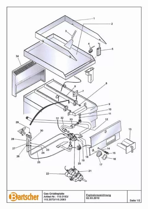 Mode d'emploi BARTSCHER 1152083