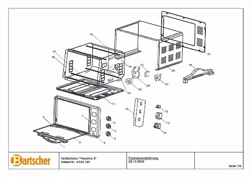 Mode d'emploi BARTSCHER A120784