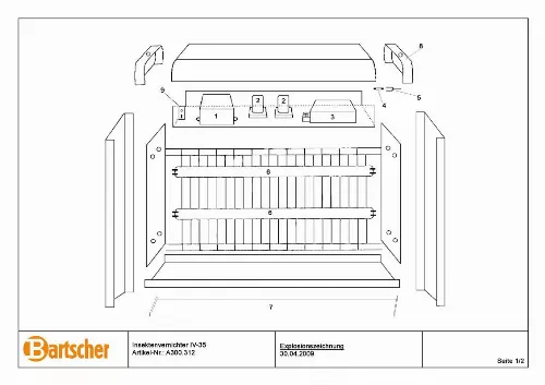 Mode d'emploi BARTSCHER A300312