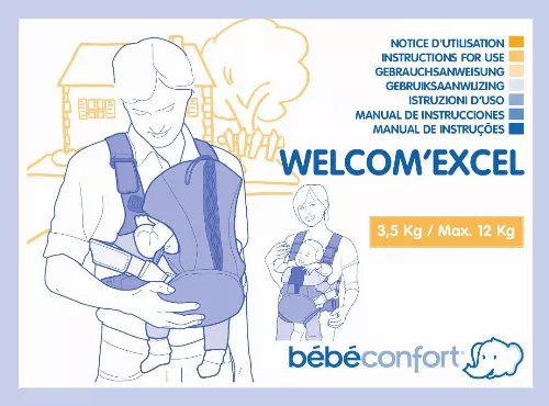 Mode d'emploi BEBE CONFORT WELCOM EXCEL